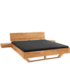 Pharao24 Bett mit Holzkufe Tamyno> Massivholzmöbel|Doppelbetten