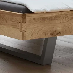 Pharao24 Bett mit Nachtkonsolen Vercion> Massivholzmöbel|Komfortbetten