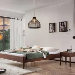 Doppelbetten|Massivholzbetten*Pharao24 Bett ohne Kopfteil Bathford