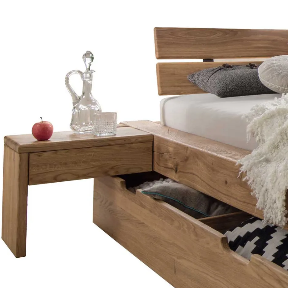 Pharao24 Bett Samira> Massivholzmöbel|Balkenbett