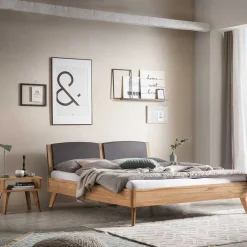 Doppelbetten|Massivholzbetten*Pharao24 Bett Wildeiche massiv Dreaming