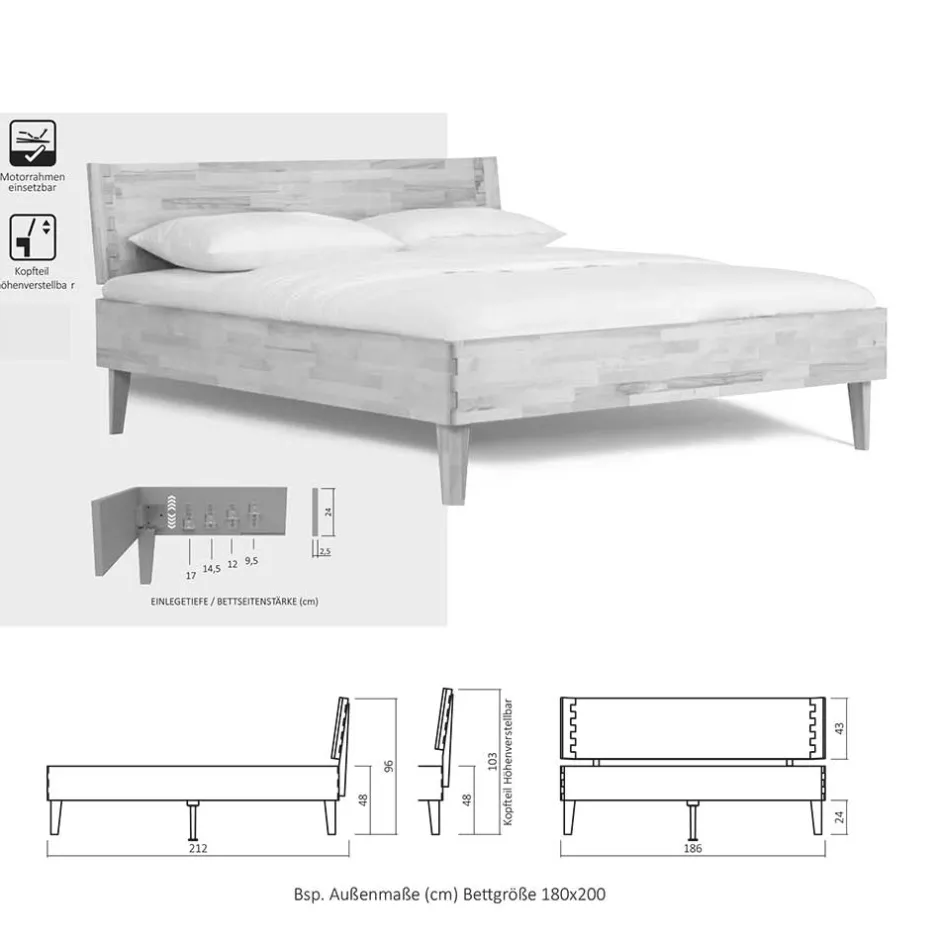Komfortbetten*Pharao24 Bettgestell Colinax