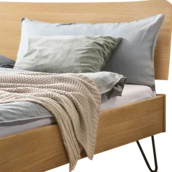 Pharao24 Bettgestell Eiche hell geölt Vovila><noscript><img width=