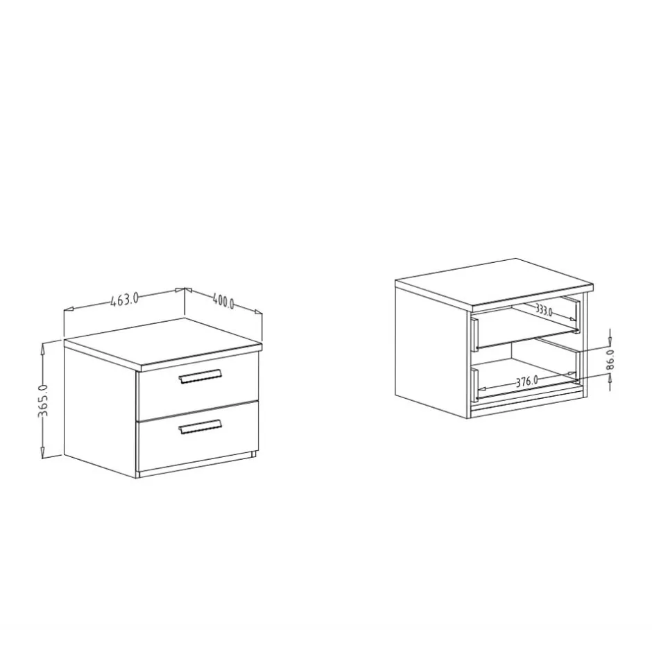 Pharao24 Bettkommode Klevani> Nachtkommoden|Nachttisch