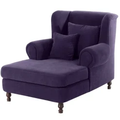 Pharao24 Big Sessel Violett Vereny> Ohrensessel