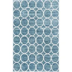 Teppiche*Pharao24 Blauer Teppich Acasa