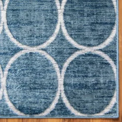 Teppiche*Pharao24 Blauer Teppich Acasa