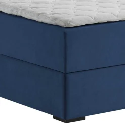 Funktionsbetten|Schubkastenbetten*Pharao24 Blaues Boxspringbett Saragoza