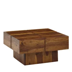 Pharao24 Block Couchtisch Holz Satos> Beistelltische|Massivholztische