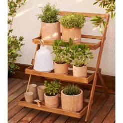 Pharao24 Blumen Regal Una> Massivholzregale|Standregale