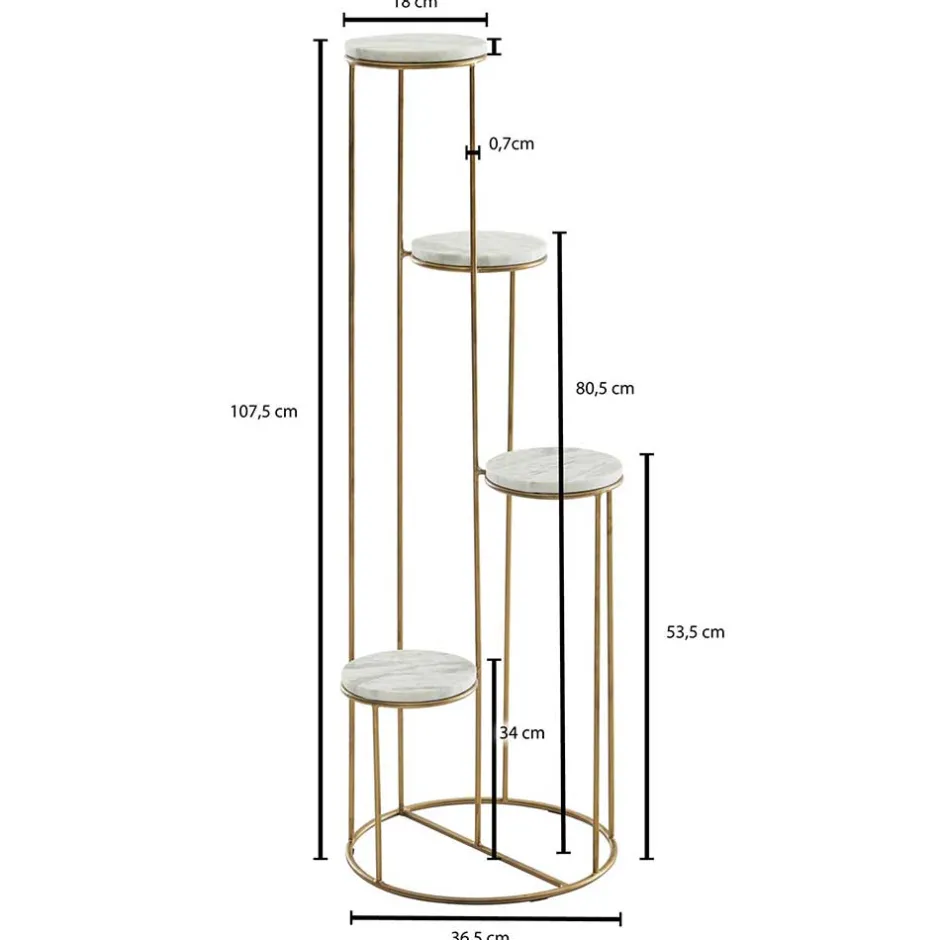 Pharao24 Blumenständer Simeon> Barmöbel|Blumensäulen