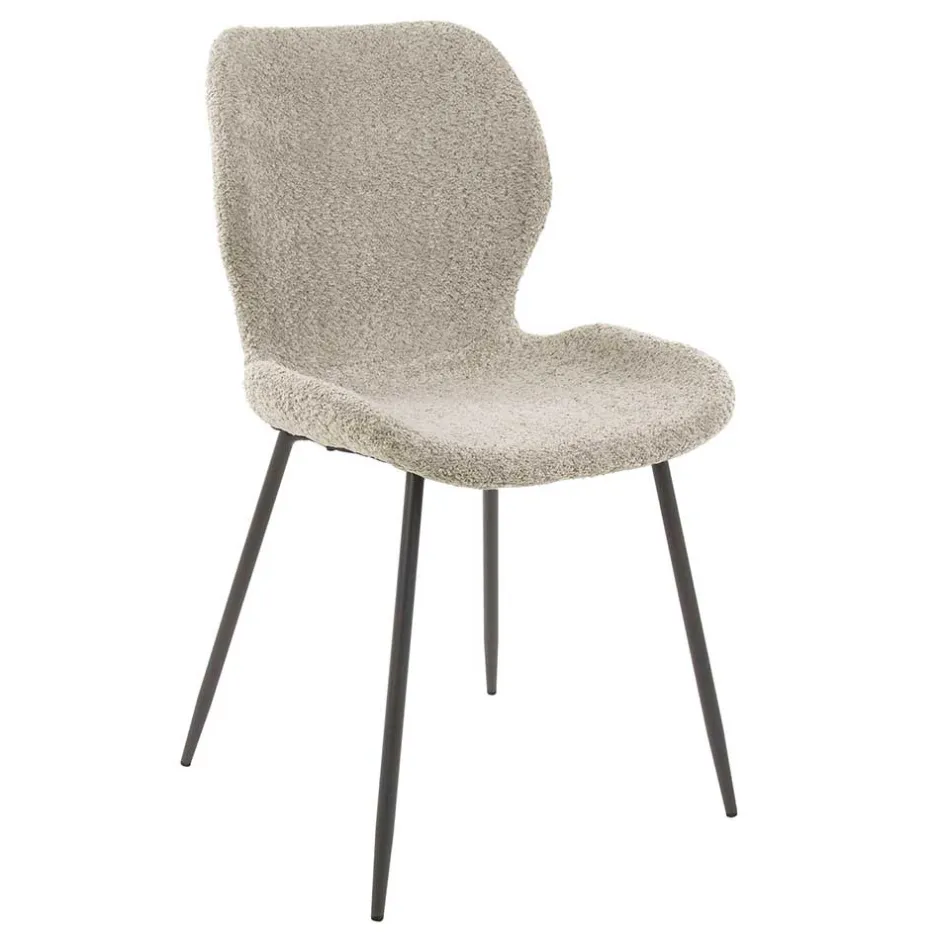 Pharao24 Boucle Esstisch Stühle Leonales> Polsterstühle