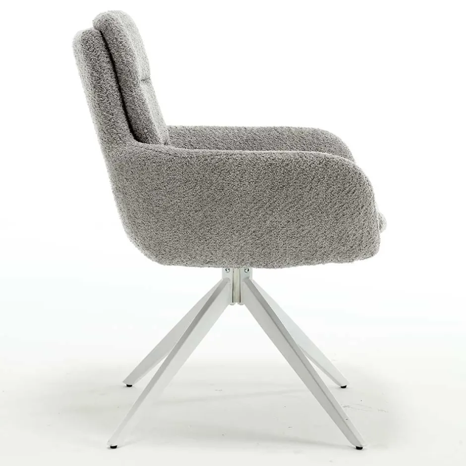 Armlehnstühle*Pharao24 Boucle Esstisch Stühle Moranna