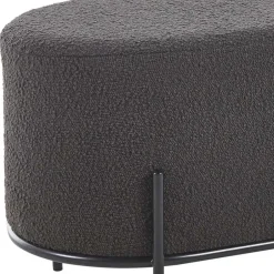 Sitzhocker*Pharao24 Boucle Polsterhocker Zerval