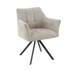 Küchenstühle|Esszimmerstühle*Pharao24 Boucle Polsterstuhl Esszimmer Linie