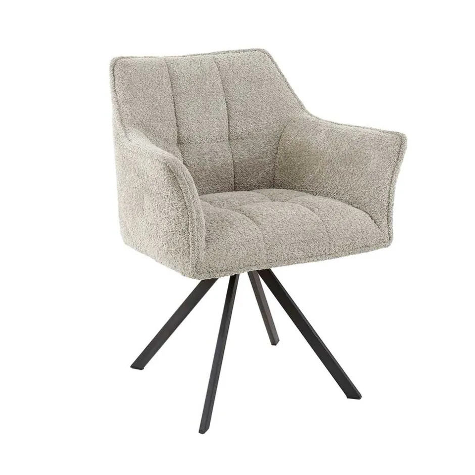 Küchenstühle|Esszimmerstühle*Pharao24 Boucle Polsterstuhl Esszimmer Linie