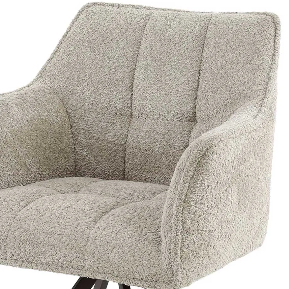 Küchenstühle|Esszimmerstühle*Pharao24 Boucle Polsterstuhl Esszimmer Linie