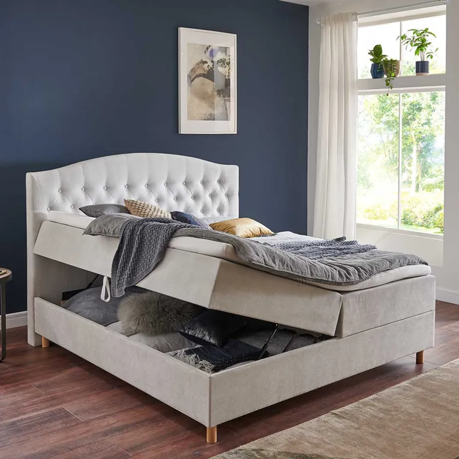 Funktionsbetten|Polsterbetten*Pharao24 Boxbett mit Stauraum Hotti