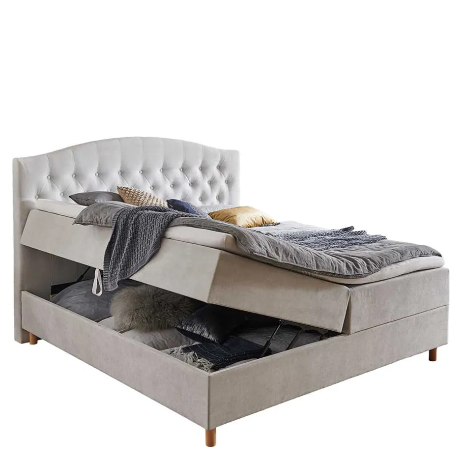 Funktionsbetten|Polsterbetten*Pharao24 Boxbett mit Stauraum Hotti