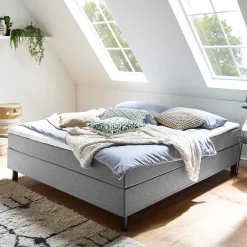 Pharao24 Boxspringbett für Dachschrägen Ricarda> Doppelbetten|Polsterbetten