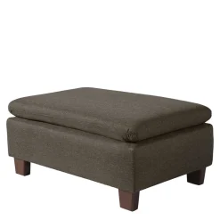 Sitzhocker*Pharao24 Brauner Polsterhocker Zyrano