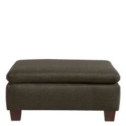 Sitzhocker*Pharao24 Brauner Polsterhocker Zyrano