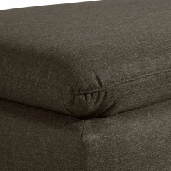 Sitzhocker*Pharao24 Brauner Polsterhocker Zyrano