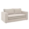 Wohnzimmercouch|2 Sitzer Sofa*Pharao24 Breitcord Sofa Beige Edance