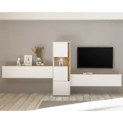 Pharao24 Breite Wohnwand Rascian> Moderne Wohnwände|Wohnwand 350 Cm