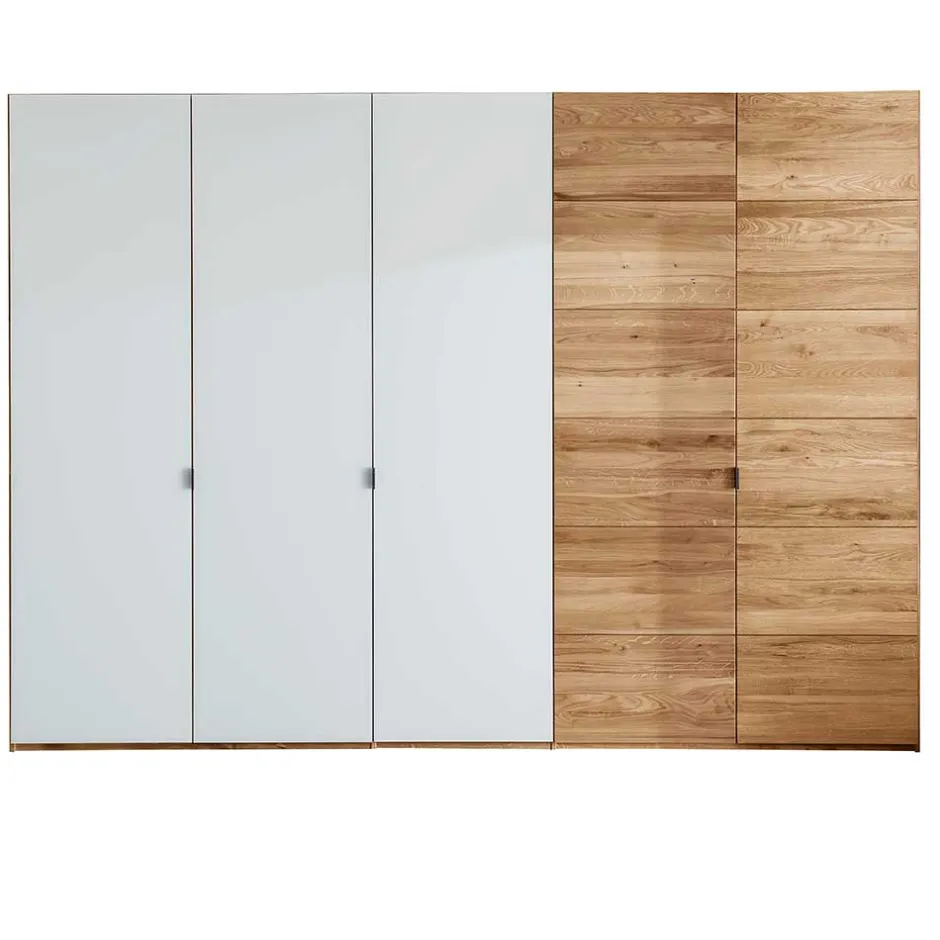 Pharao24 Breiter Kleiderschrank Mysore> Massivholz Kleiderschränke|Massivholz Schränke