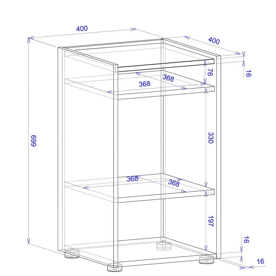 Standregale|Aktenregale*Pharao24 Büro Aktenregal klein Rascian