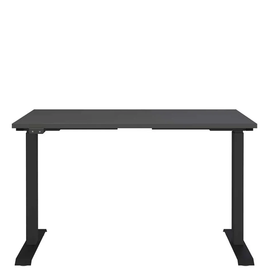 Büromöbel Sets*Pharao24 Bürokombination dunkelgrau Abby