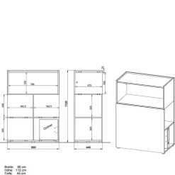 Büromöbel Sets*Pharao24 Büromöbel modern Abby