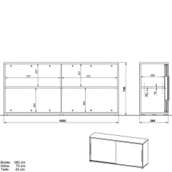 Pharao24 Büromöbel Set Abby><noscript><img width=
