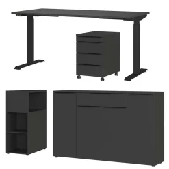 Pharao24 Büromöbel Set 4-teilig Abby> Büromöbel Sets