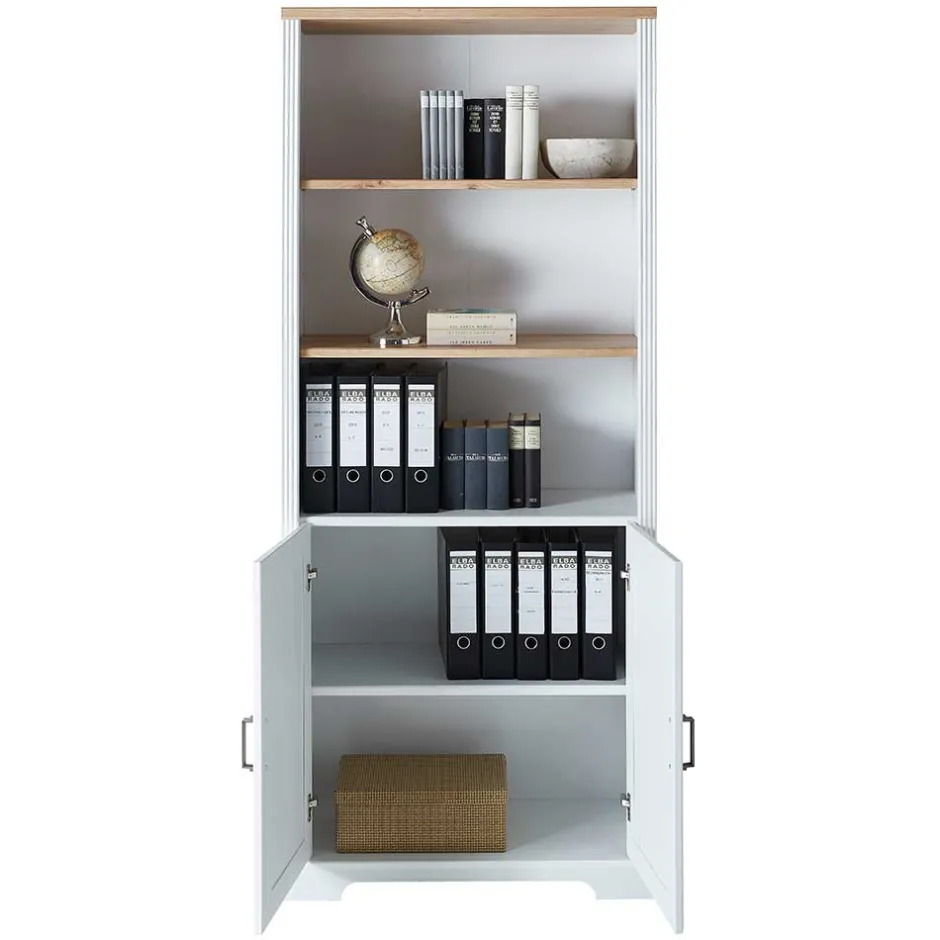 Regalschränke|Aktenregale*Pharao24 Büroregal Landhaus Stil Morelia