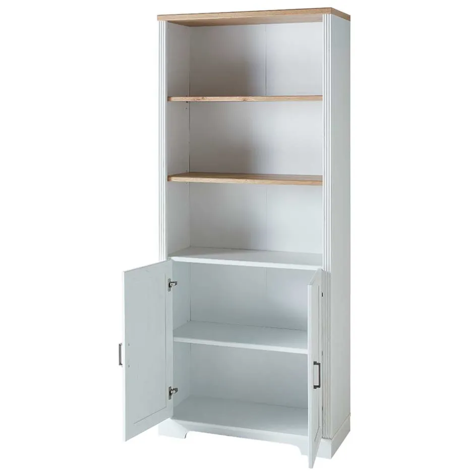 Regalschränke|Aktenregale*Pharao24 Büroregal Landhaus Stil Morelia