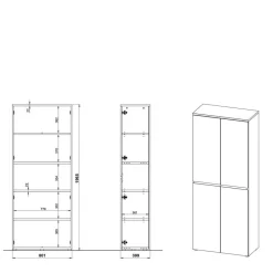 Büroschränke|Aktenschränke*Pharao24 Büroschrank Charin