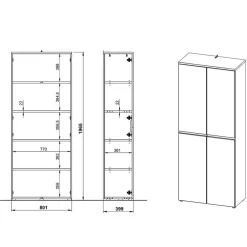 Büroschränke|Aktenschränke*Pharao24 Büroschrank Juanda
