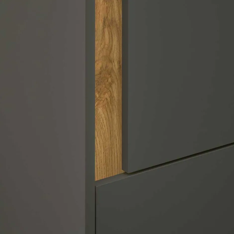 Büromöbel Sets*Pharao24 Büroschrank mit Regal Uzniana