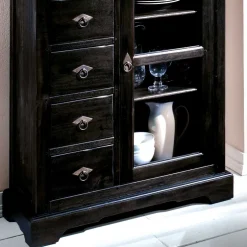 Küchenkommode|Wohnzimmerkommoden*Pharao24 Brotschrank Aceh