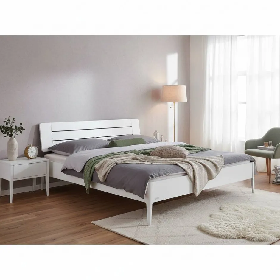 Pharao24 Buche massiv Doppelbett Visita> Doppelbetten|Massivholzbetten