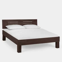 Doppelbetten|Massivholzbetten*Pharao24 Buchebett Akona