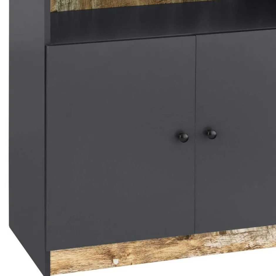 Wohnzimmerregale|Standregale*Pharao24 Buchregal mit Türen Kanama