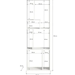 Bücherregale*Pharao24 Buchregal Roscha