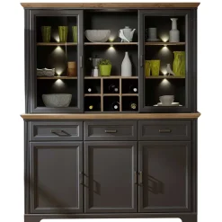 Anrichten|Buffetschränke*Pharao24 Buffet Vitrine Valgura