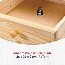 Massivholz Schränke|Esszimmerschränke*Pharao24 Buffet-Schrank Classico