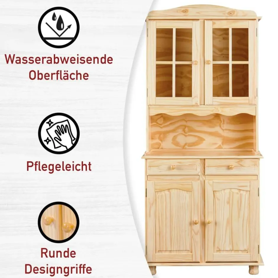 Massivholz Schränke|Esszimmerschränke*Pharao24 Buffet-Schrank Classico