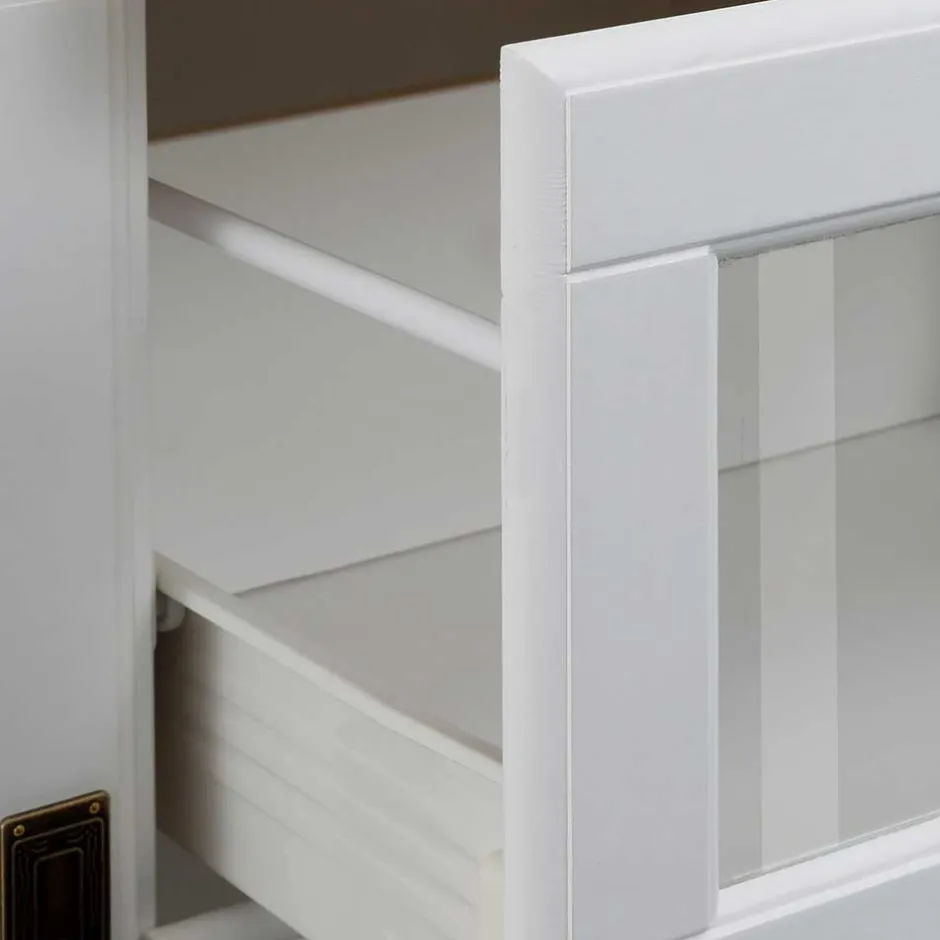 Wohnzimmervitrinen|Massivholz Schränke*Pharao24 Buffetschrank Esszimmer Rasnov