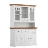 Massivholzmöbel|Anrichten*Pharao24 Buffetvitrine Corao